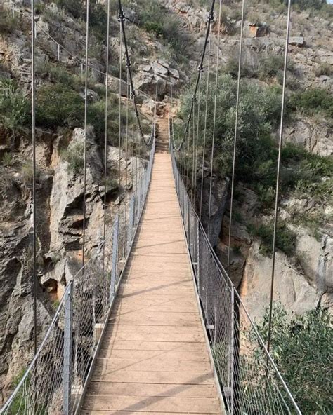 ruta puentes colgantes chulilla tiempo|Ruta de los puentes colgantes de Chulilla — Destino。